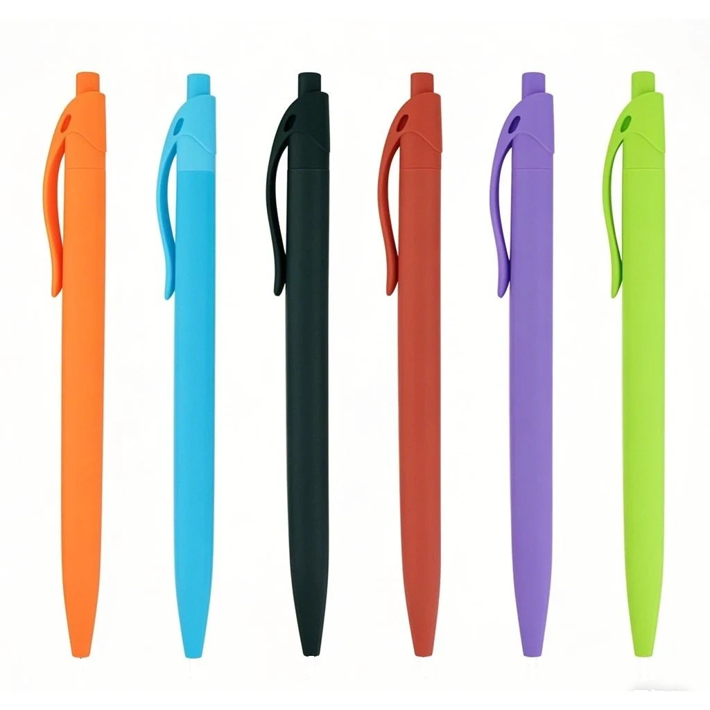 Click Action Rubberized Ballpoint Pen 1