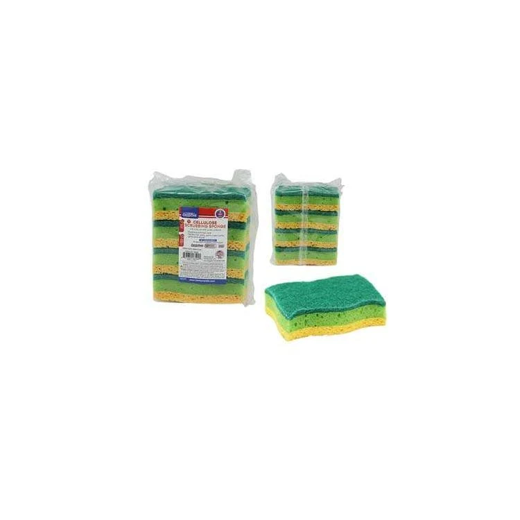 Scrubbing Cellulose Sponges 4pc 1
