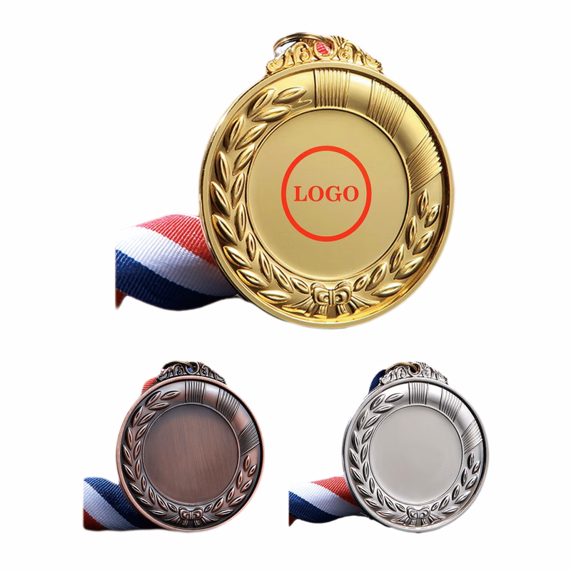 Winner Medals Gold Silver Bronze Prizes for Competitions