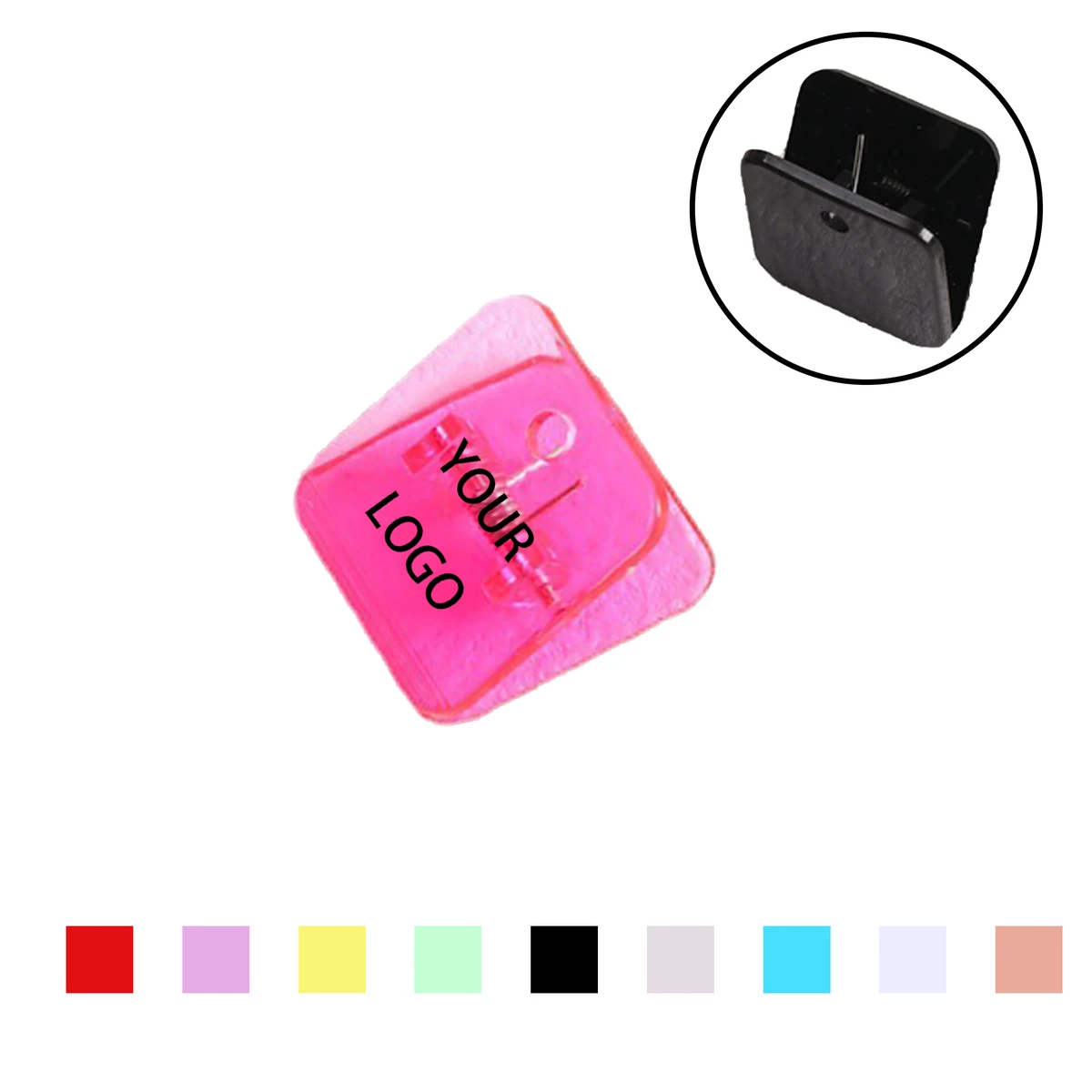 MOQ 20 PCS Acrylic Binder Clips for Office 1