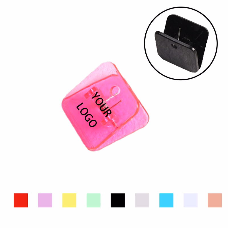 MOQ 20 PCS Acrylic Binder Clips for Office