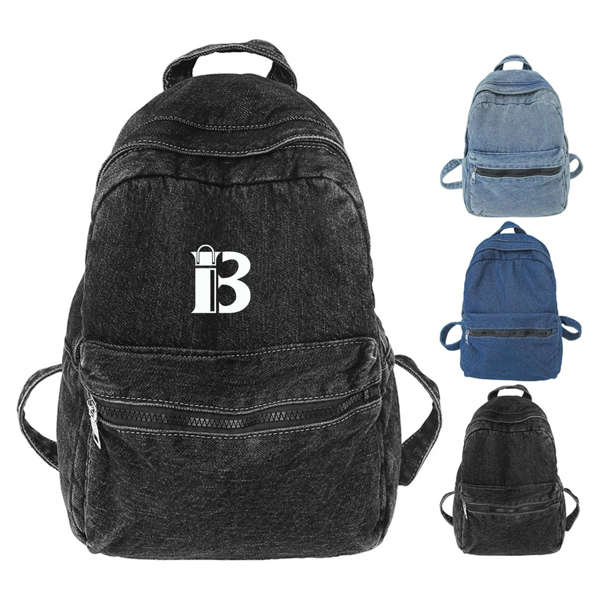 Denim backpack 1