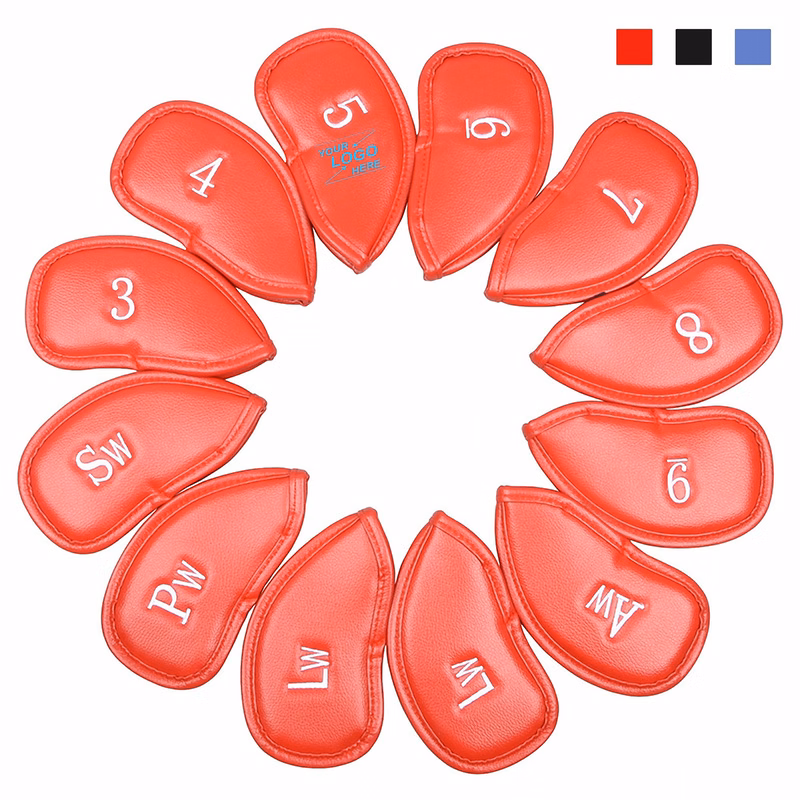 Premium PU Leather Golf Club Head Cover