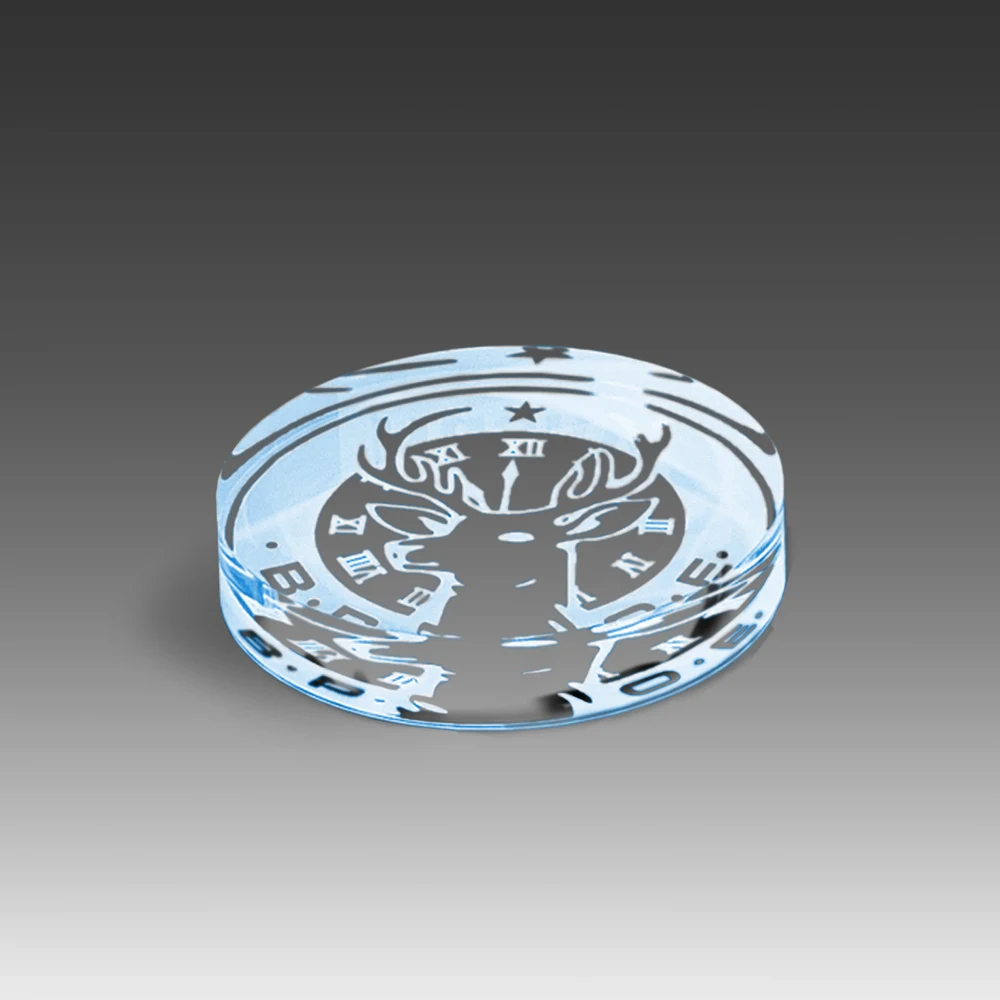 5" Circle Paperweight 1
