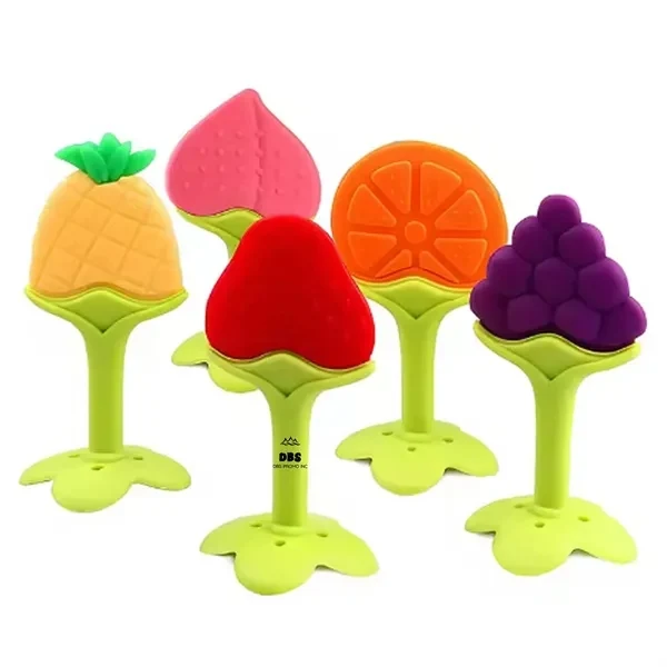 Baby Fruit-Shaped Teething Toys Key Set 1