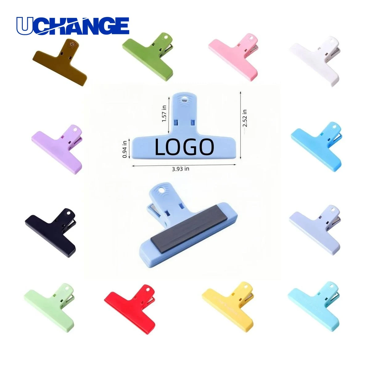 Plastic Magnetic Binder Clip 1
