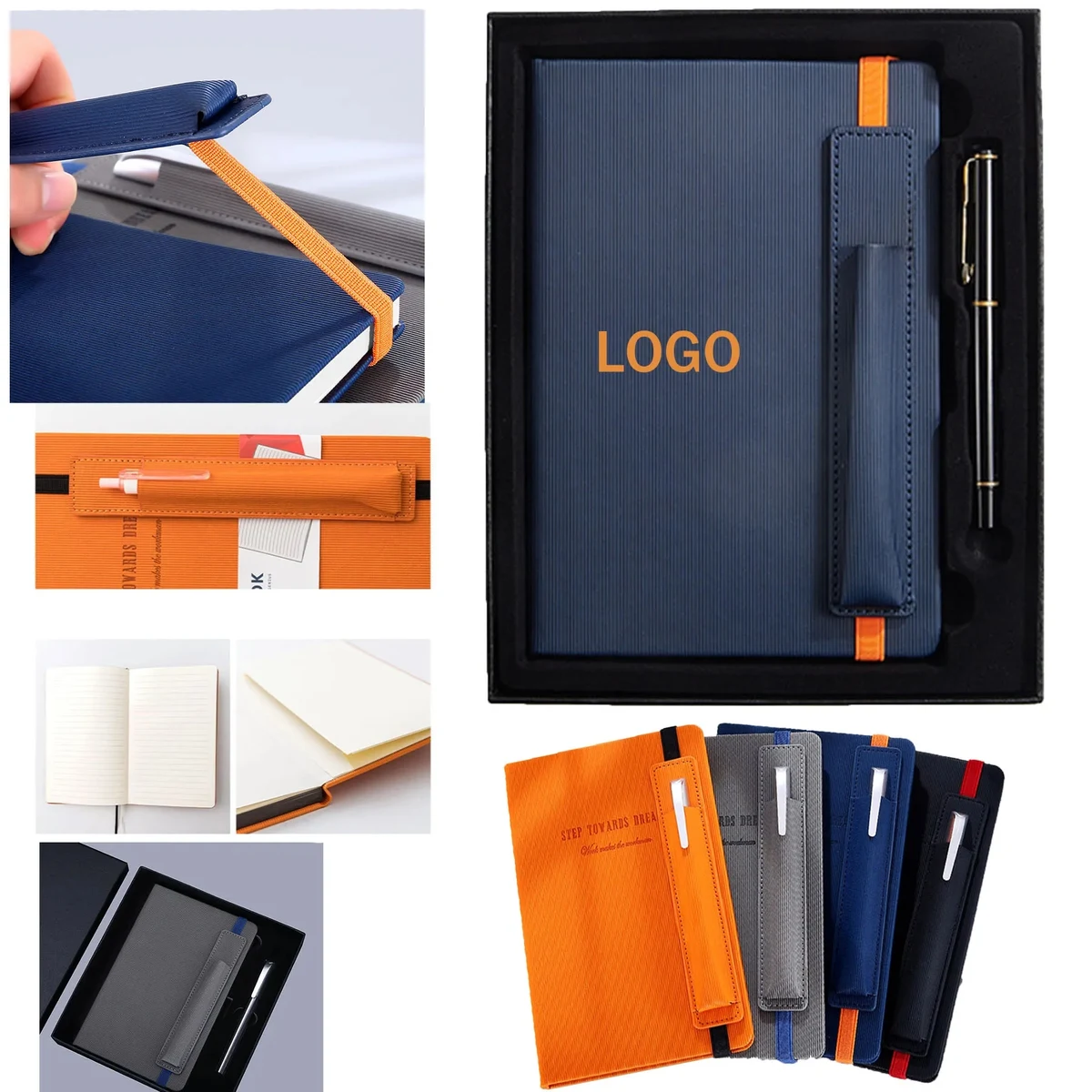 Leather Planner Gift Set with Pen 1