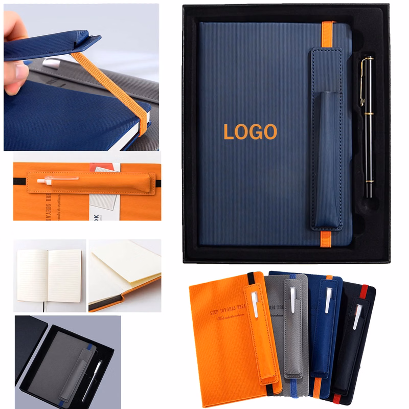 Leather Planner Gift Set with Pen