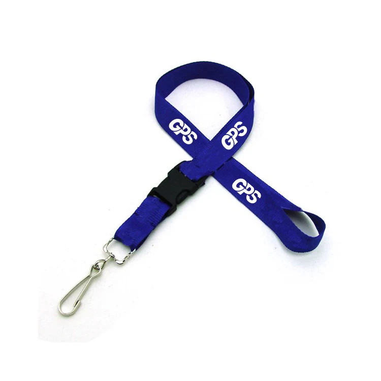 3/4" Screen Printed Lanyard w/ J-Hook 1