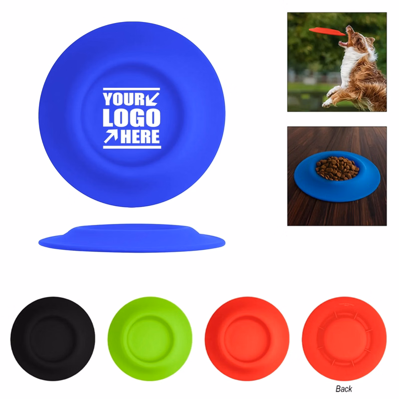 Soft Silicone Dog Flying Disc