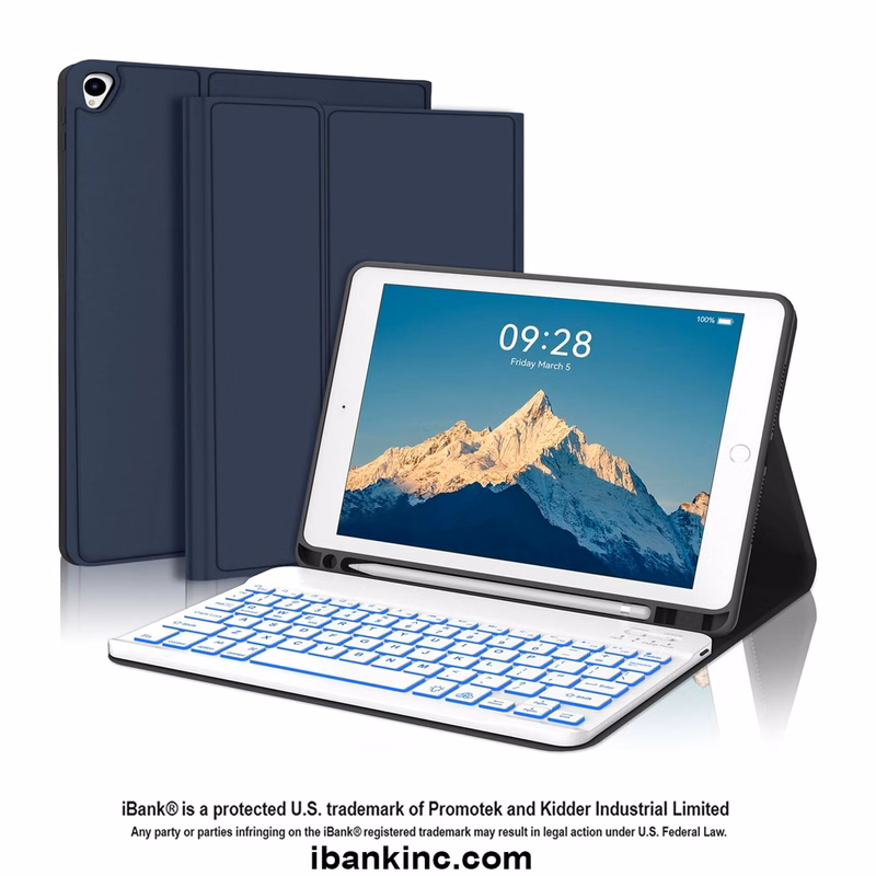 iBank ® Bluetooth Keyboard Case compatible with iPad 9.7" 4th Gen for A1459, A1458, A1460. Free Ship