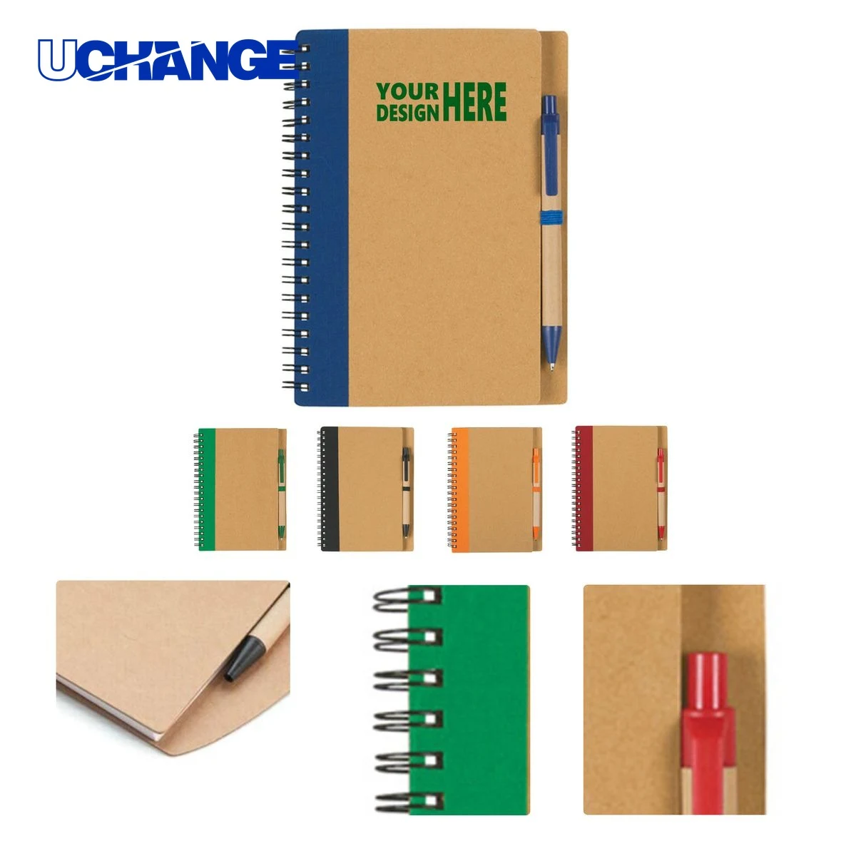 Custom Spiral Notepad with Pen for Branding 1