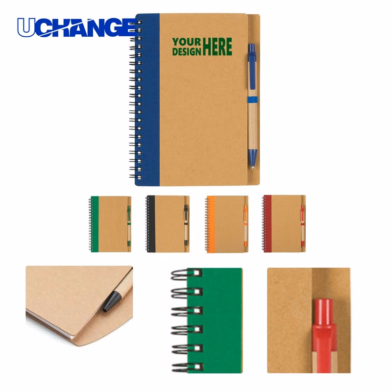 Custom Spiral Notepad with Pen for Branding