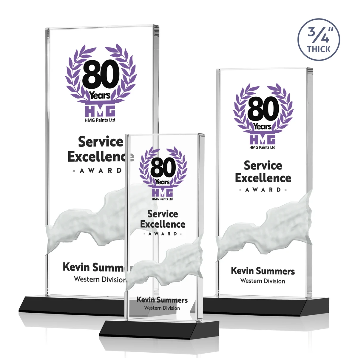 Poole VividPrint™ Award - Black 1