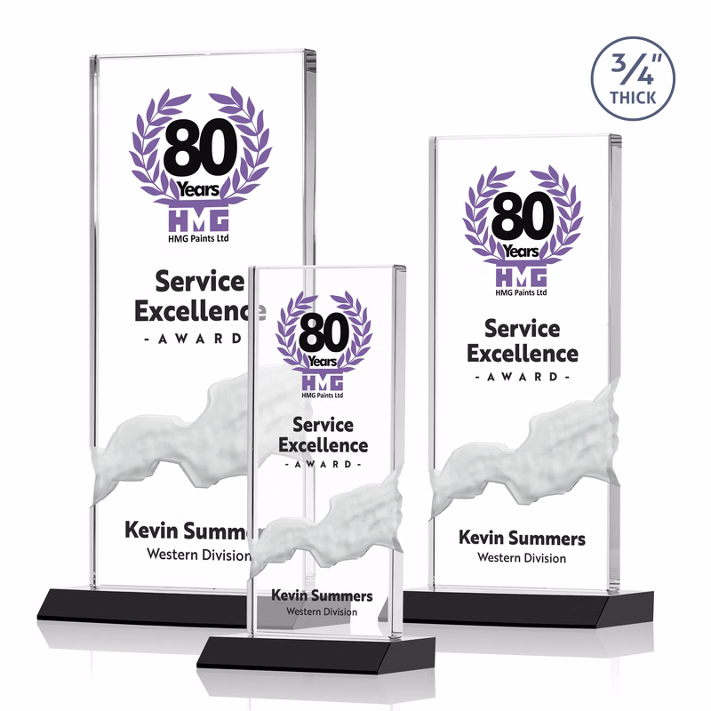 Poole VividPrint™ Award - Black