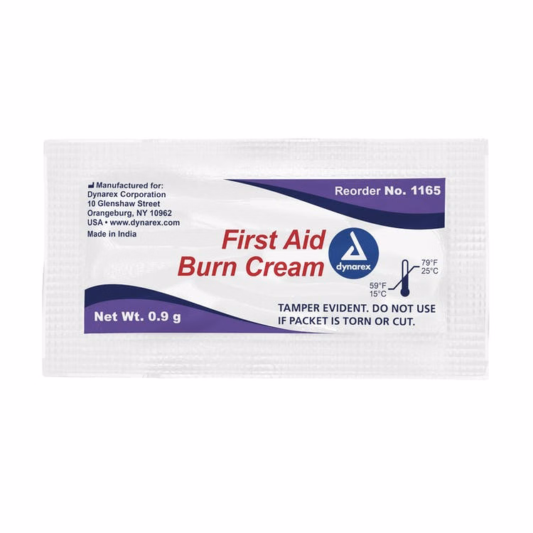 First Aid Burn Cream - Single Use Packets 0.9g
