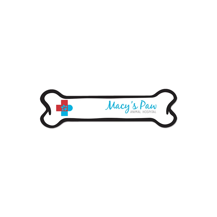 Dog Bone Shaped Car Magnet 1