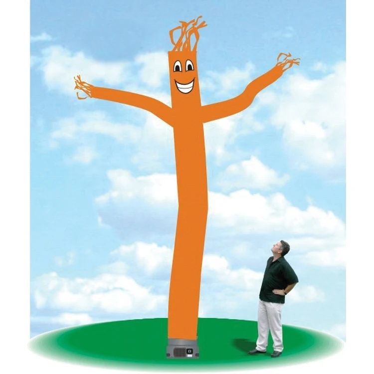 Inflatable Tube Dancer Balloon 18' Tall Tube Fly Guy Orange 1