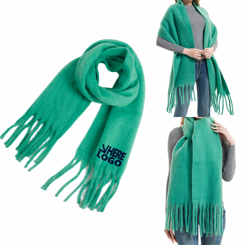 Soft Graceful Winter Women's Tassel Scarf Shawl