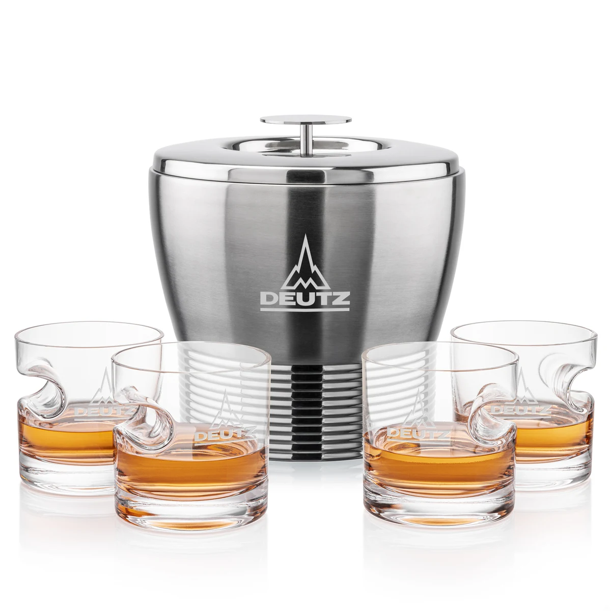 Genoa Ice Bucket & Havana On-the-Rocks Set 1