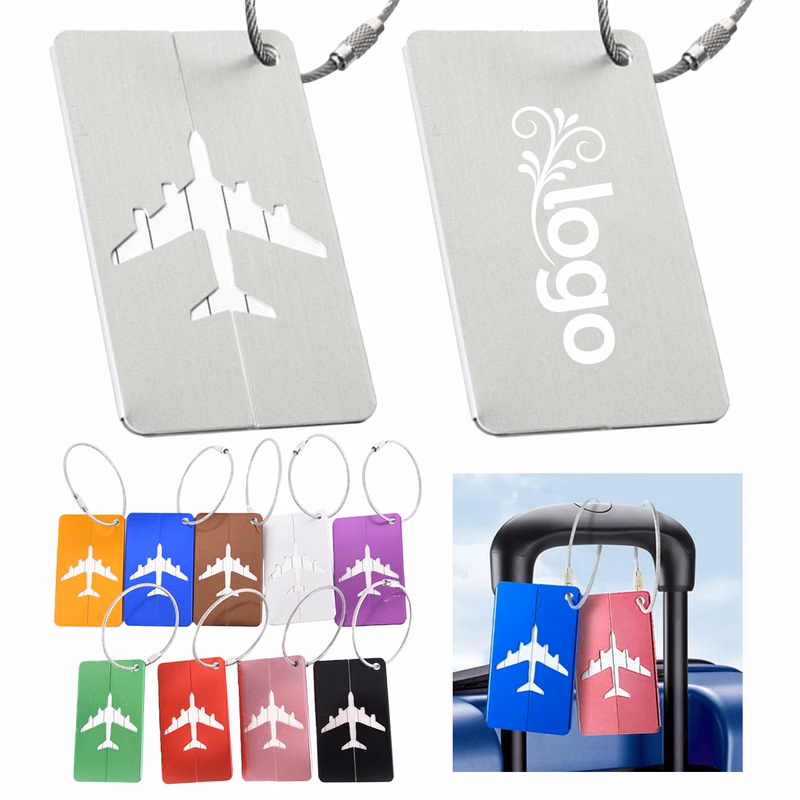 Aluminum Boarding Strap Label Luggage Tag MOQ50