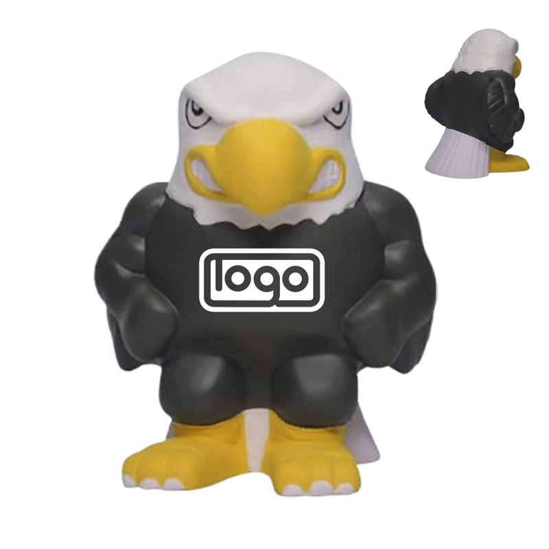 PU Foam Eagle Mascot Stress Reliever Squeeze Toy