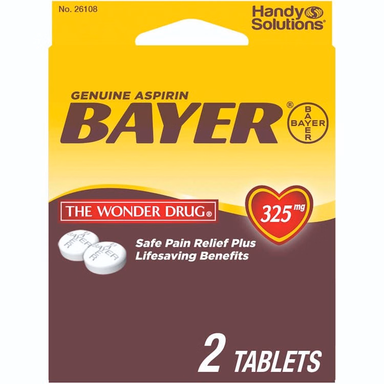 Bayer Aspirin Tablets - 2 Pack
