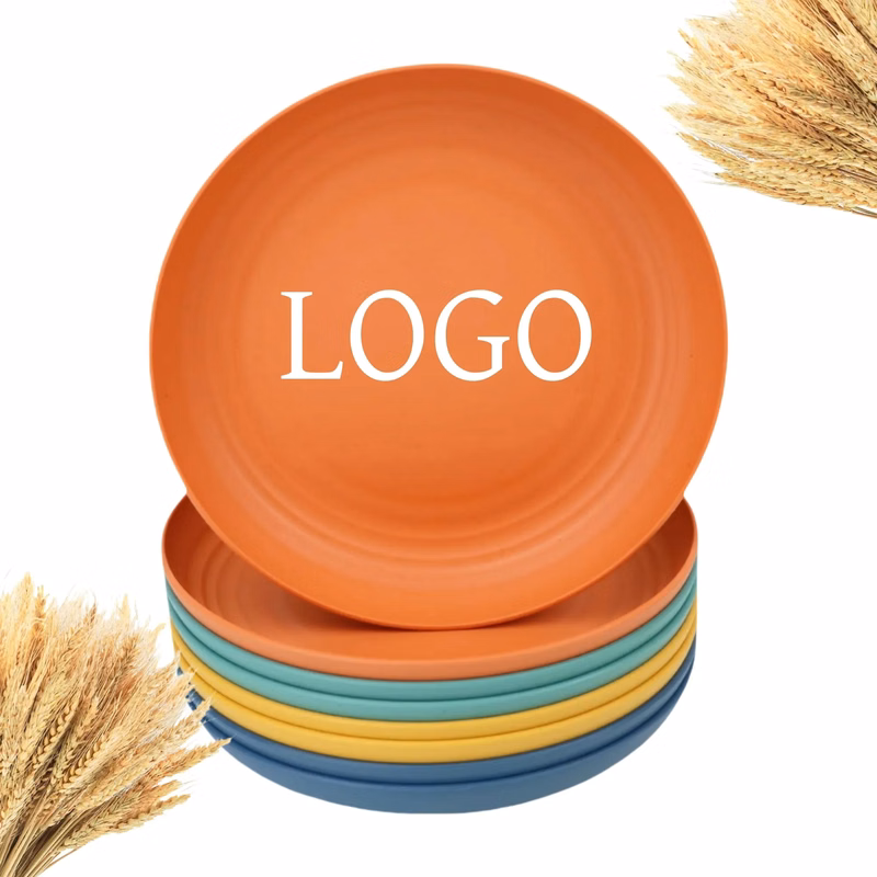 Microwave and Dishwasher Safe Wheat Straw Plates Dinner Plat