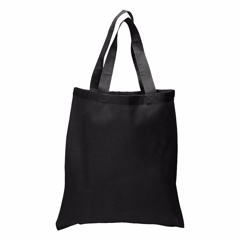 Value 6 oz Cotton Canvas Tote Bag - 15"W x 16"H x 21"Handle
