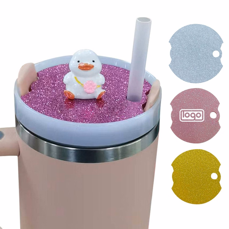 Custom Acrylic Glitter Drink Tags