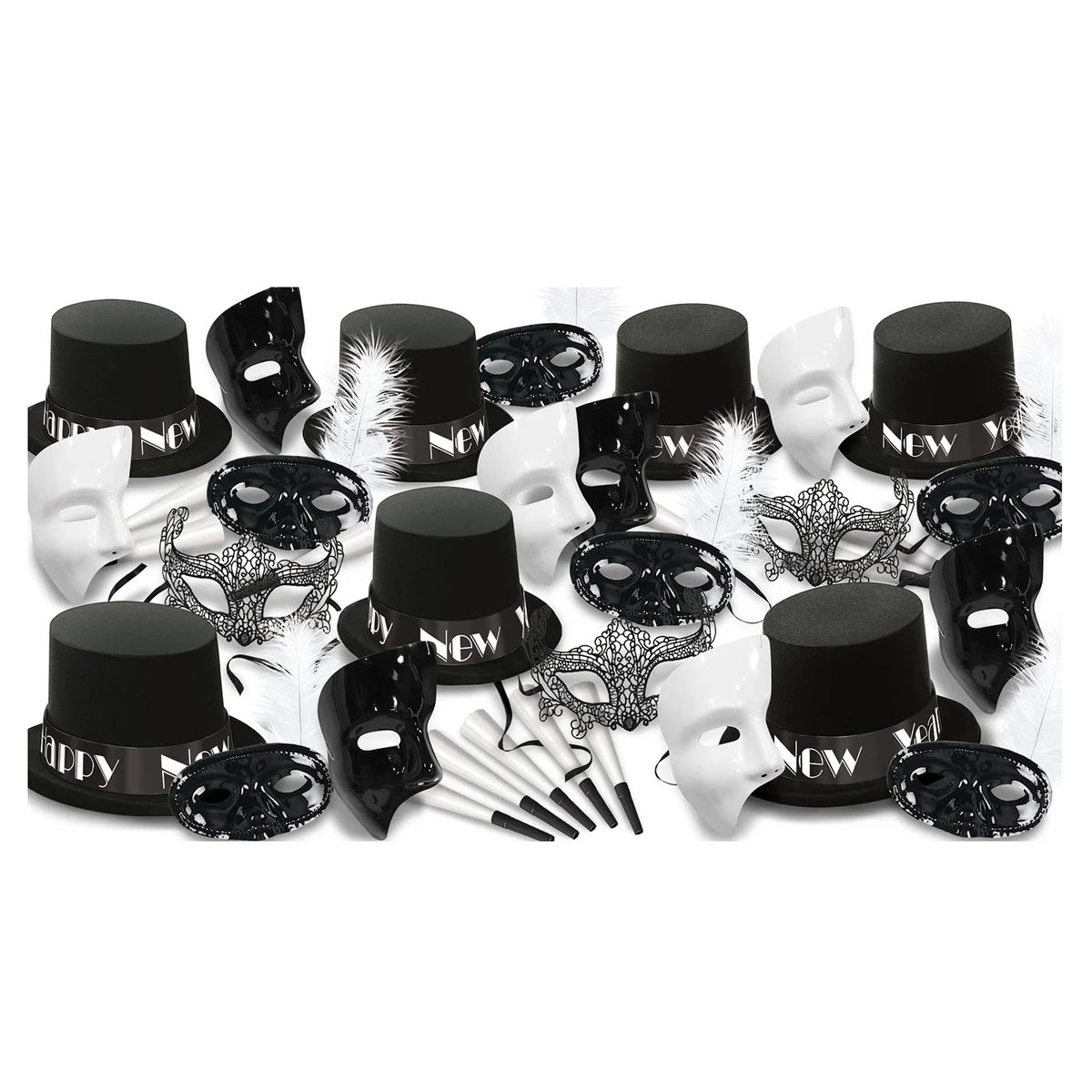 New Year Masquerade Assortment for 50 1