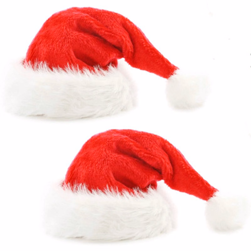 Children's velvet warm Christmas hat