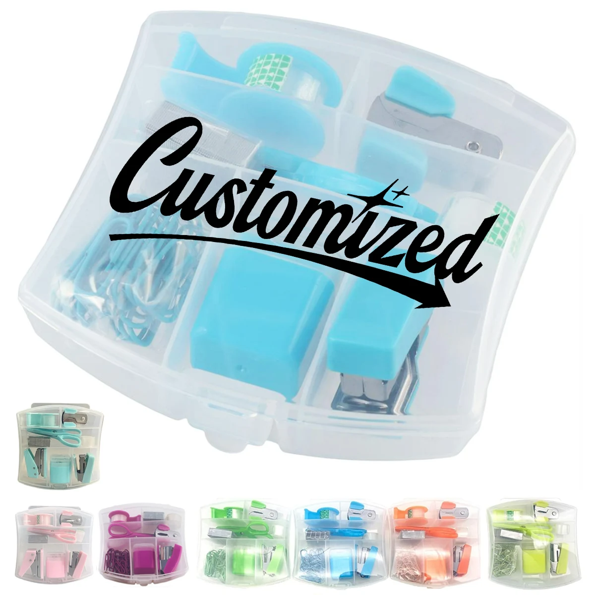 Mini Office Stationery Set W/ Stapler Accessories in Case 1