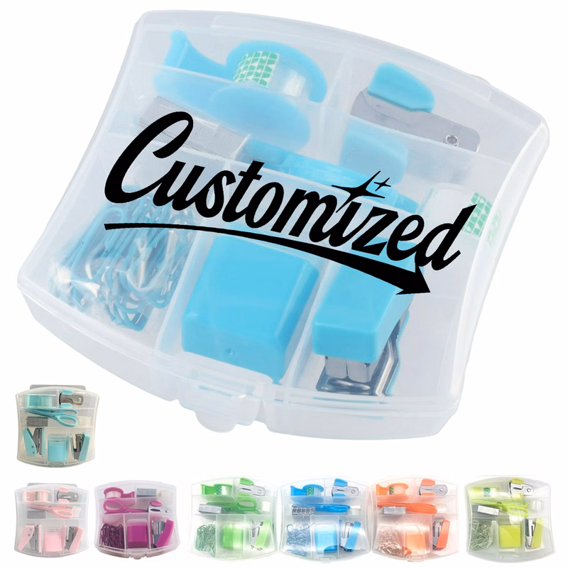 Mini Office Stationery Set W/ Stapler Accessories in Case