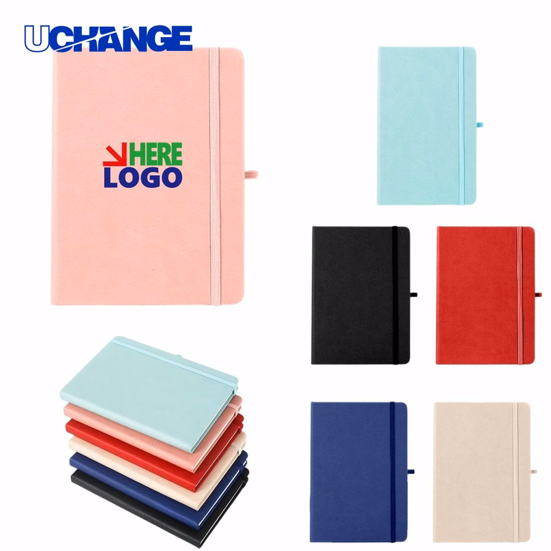 A5 Soft Journal Hardcover Notebook with Elastic Strap