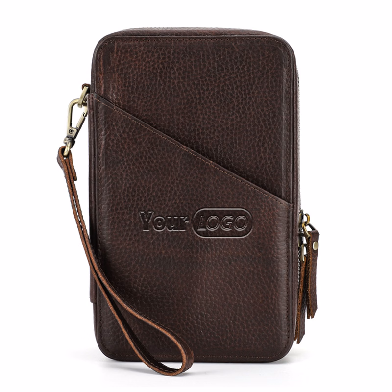 Leather Waterproof anti-seismic Phone Storage box Handbag