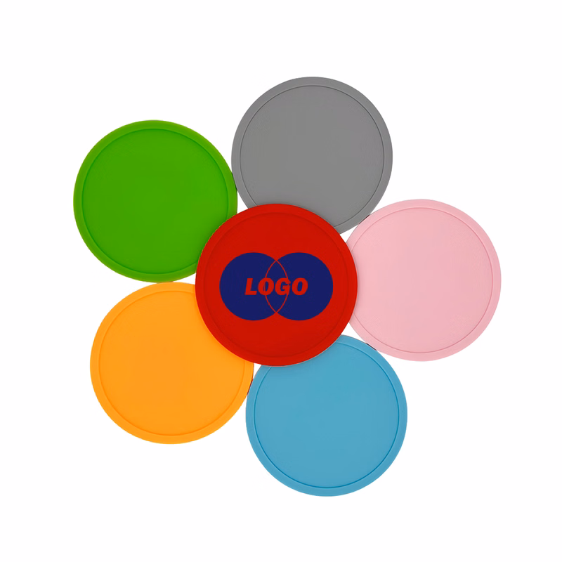 MOQ50 Custom Silicone Waterproof Drink Coaster