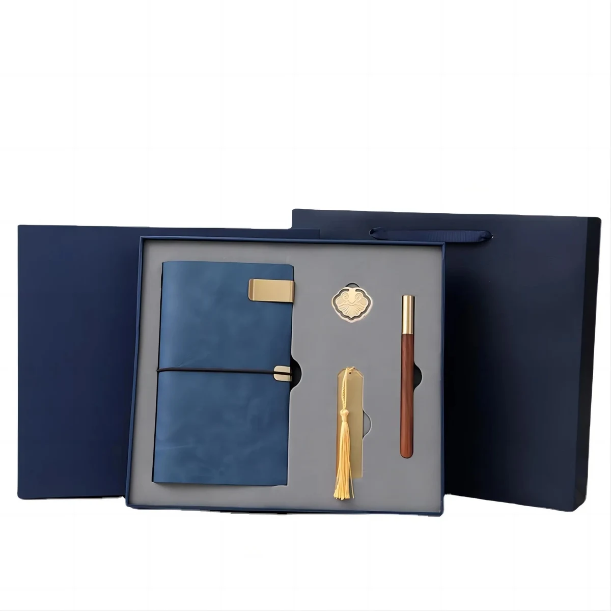 Business Notebook Brass Bookmar Book Buckle Set 1