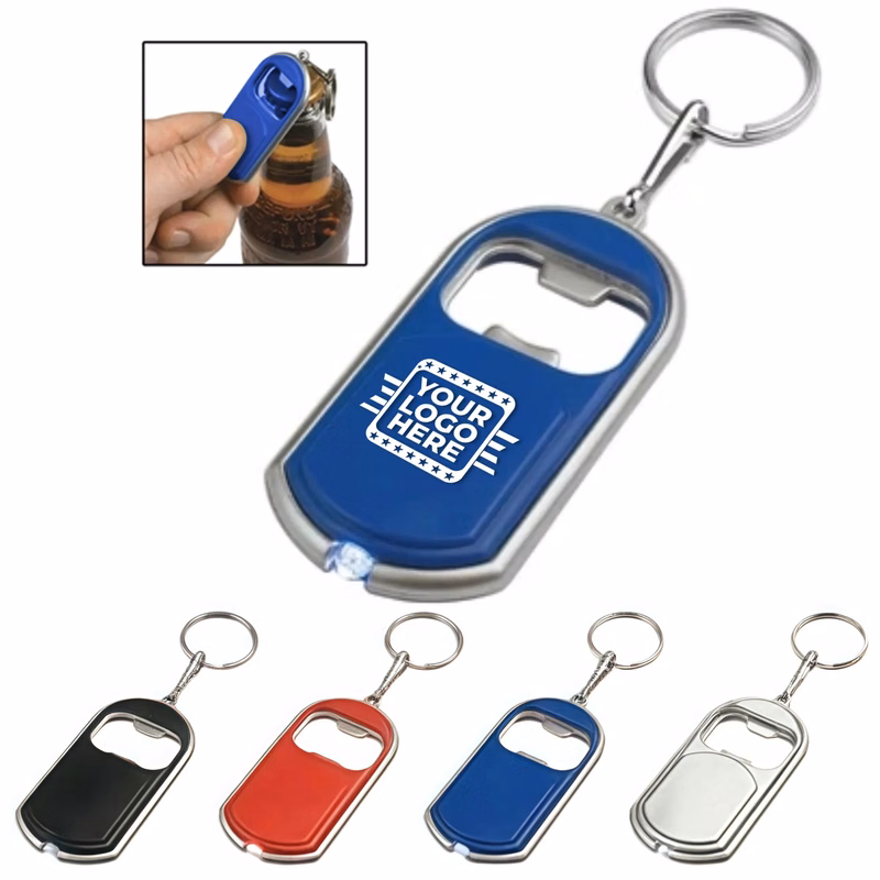LED Bottle Opener Keychain Light Tool