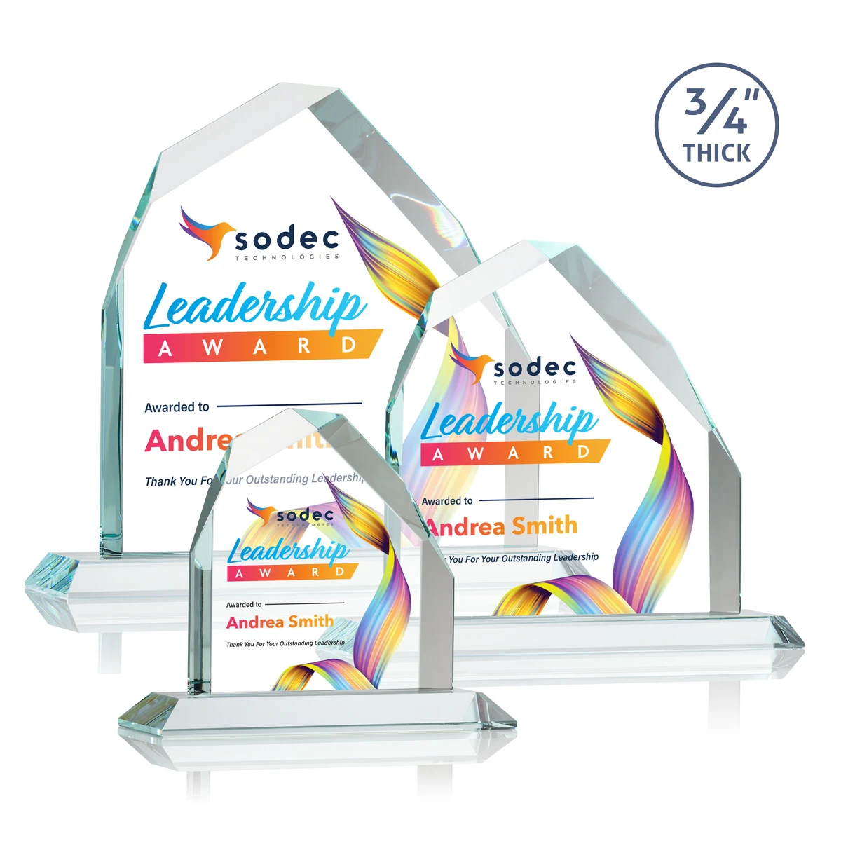 Austere Peak VividPrint™ Award - Clear 1