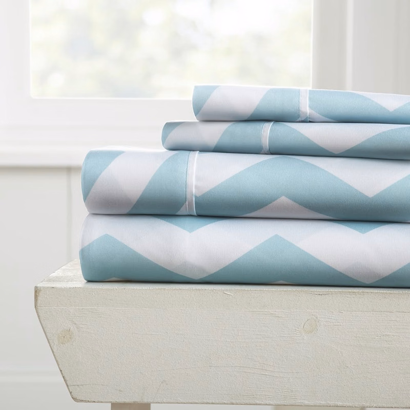 Queen Sheet Sets - Turquoise Arrow Pattern 4 Piece