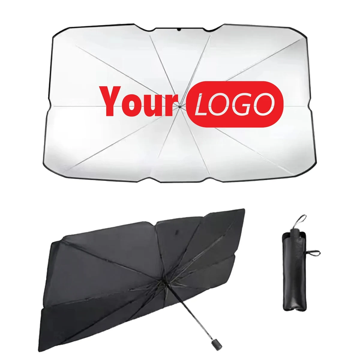 Umbrella Style Car Sunshade 1