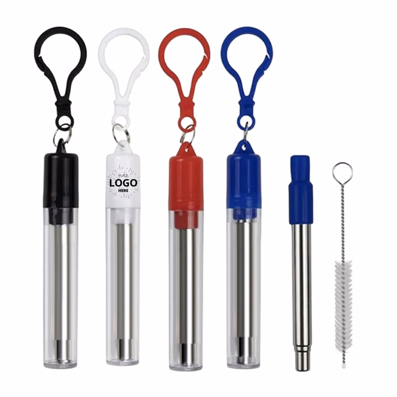 Retractable Straw w/Case