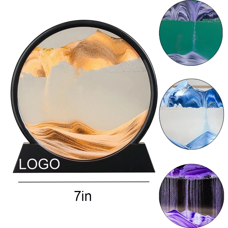 Creative Liquid Qauicksand Painting Art Hourglass 1