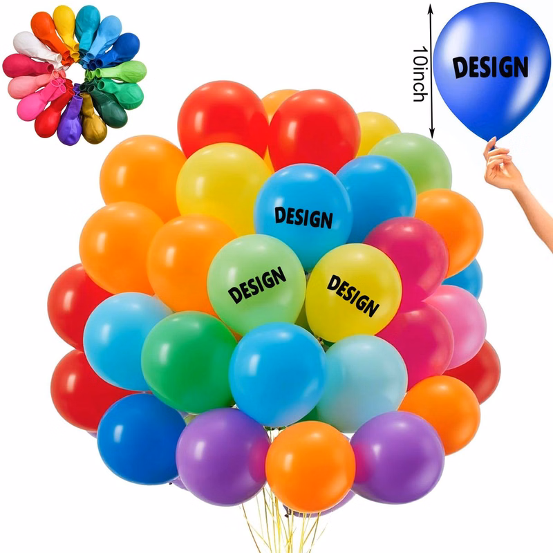 MOQ100 Colorful Eco Latex Balloons