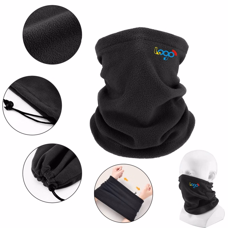 MOQ50 Winter Neck Warmer Face Ski Mask with Drawstring