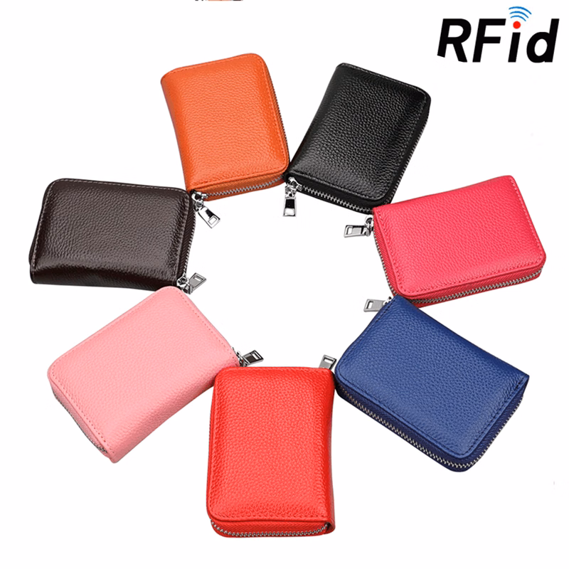 Genuine Leather Credit Card Wallet