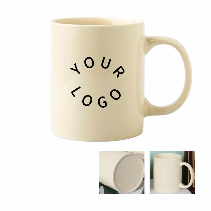 Classic 12oz Ceramic Mug with Comfortable C Handle