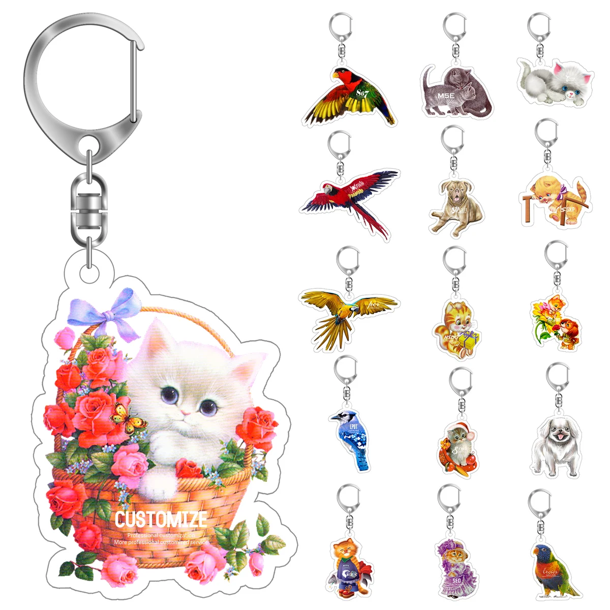 Custom Acrylic Key Chain 1