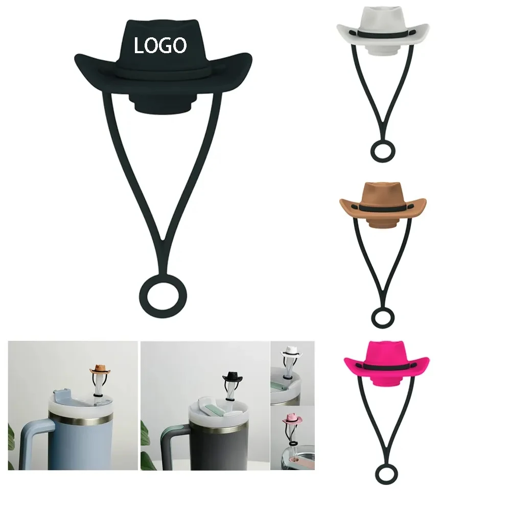 Silicone Cowboy Hat Straw Covers Cap Compatible 30 40 Oz 1